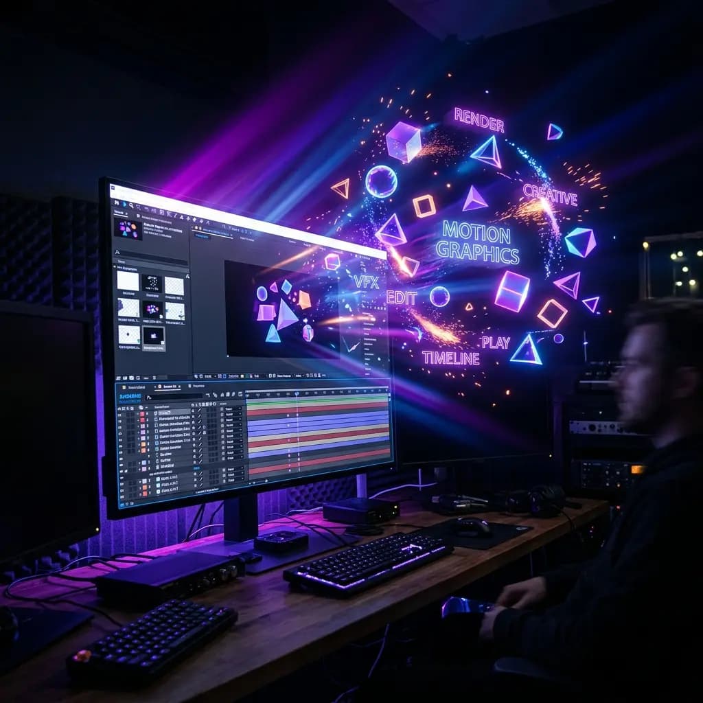 Motion graphics and animation explainer layouts