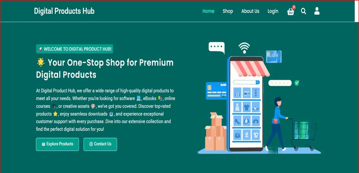 E-commerce platform website