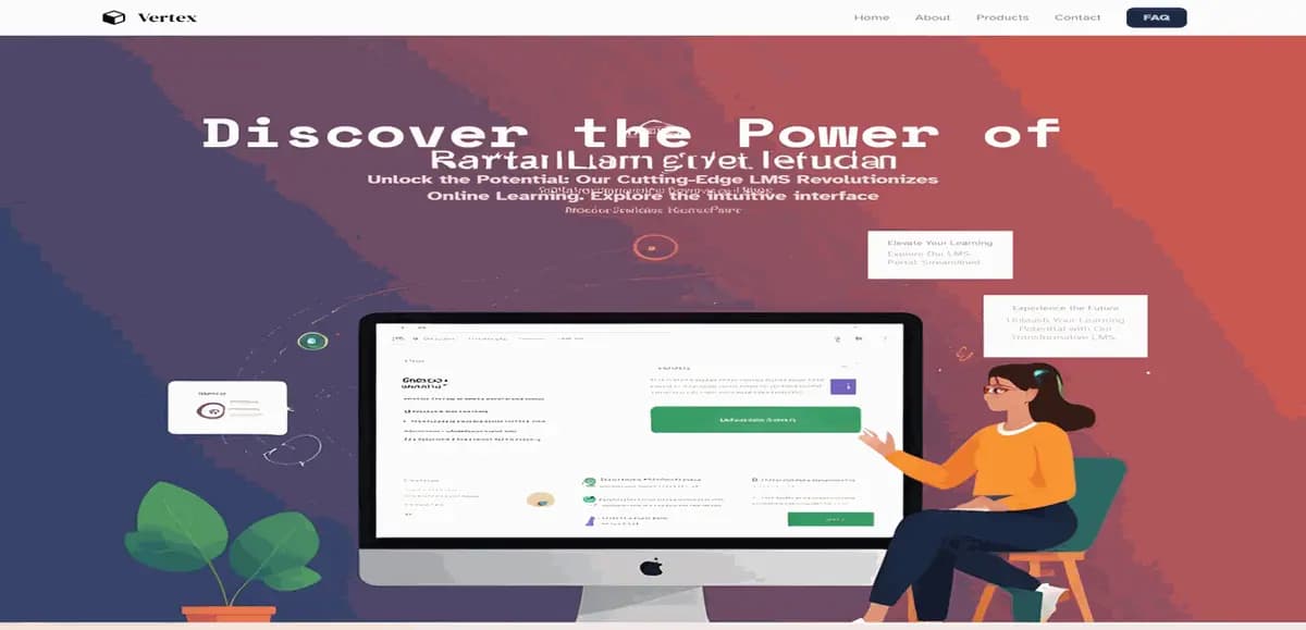 LMS website design