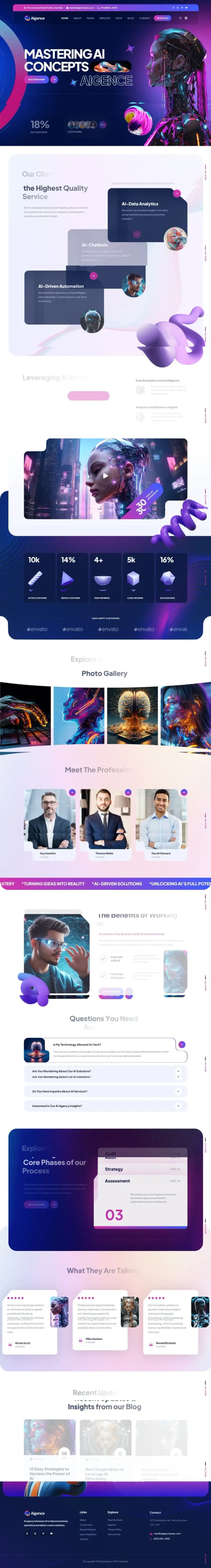 AI Portfolio Website Design & Development – MaaJanki Web Tech AI Portfolio Website website design project
