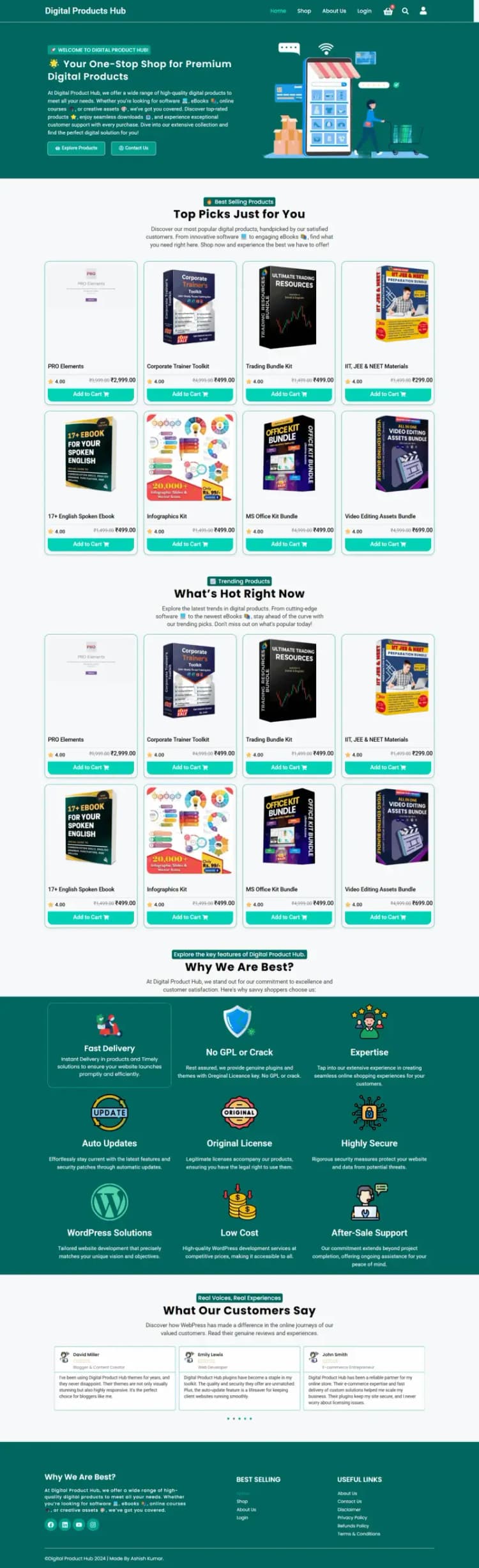 E-Commerce Website Development Project by MaaJanki Web Tech E-Commerce Website website design project